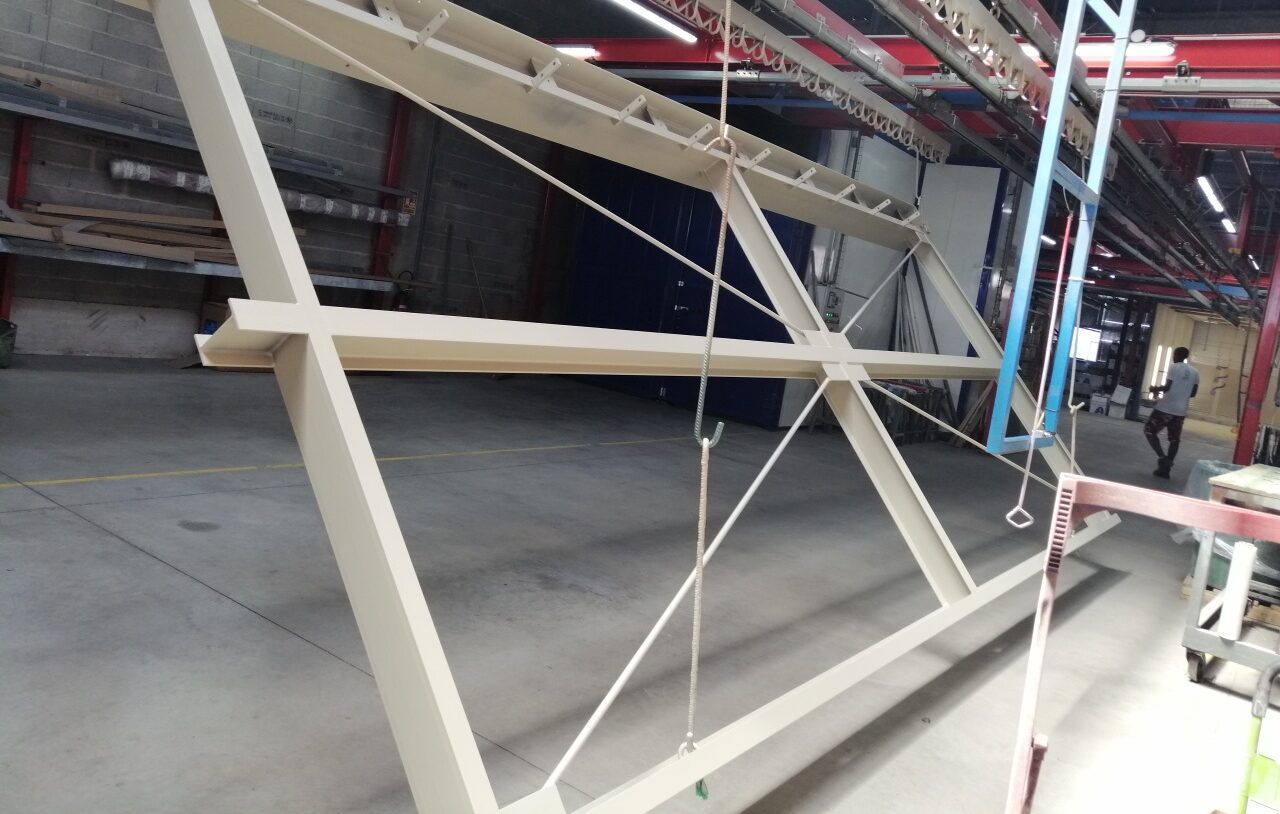 Charpente métallique | Peinture liquide | Thermolaquage | Aspi Epoxy 3000 | Drôme, Ardèche, Isère